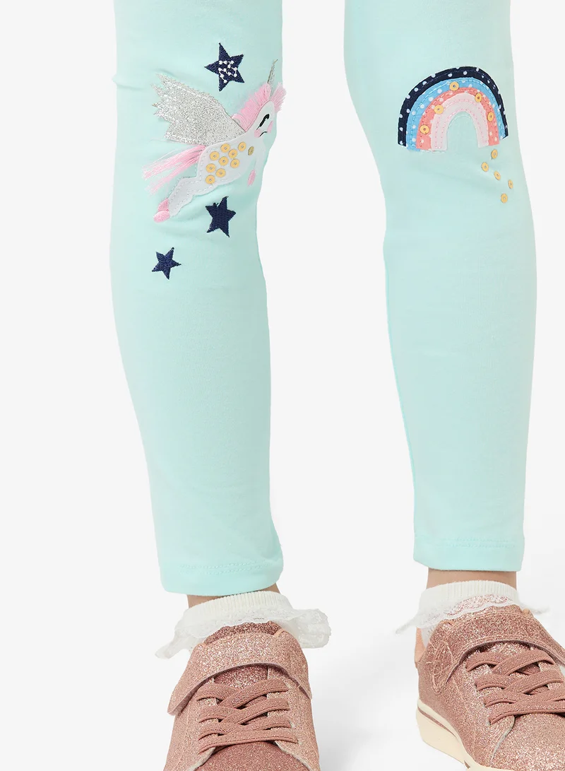 Pinata  Unicorn-Rainbow Print Leggings for Women | Best Price UAE